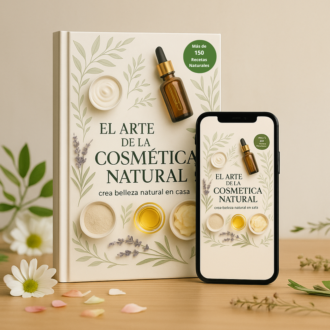 El arte de la cosmética natural: Con más de 150 recetas que cuidan el cuerpo, cabello y rostro + 8 bonos de regalo 🎁